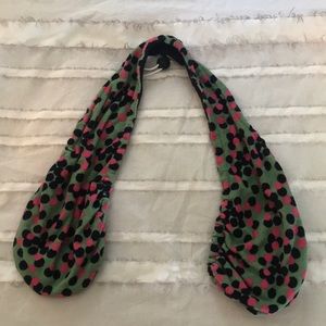Green Polka Dot/Navy C-DD Tata Towel